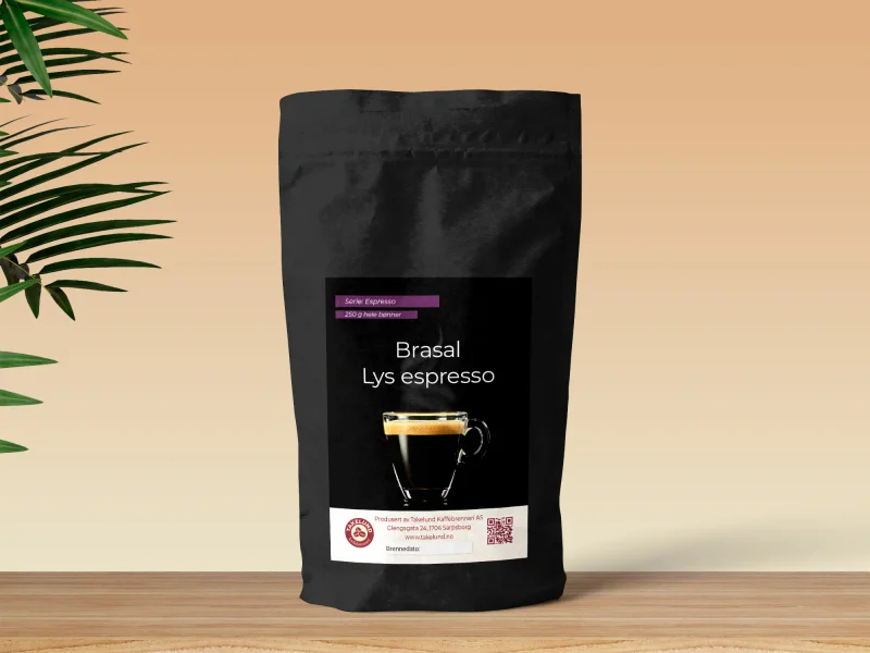 Brasal lys espresso- En balansert og elegant lys espresso fra Brasil og El Salvador